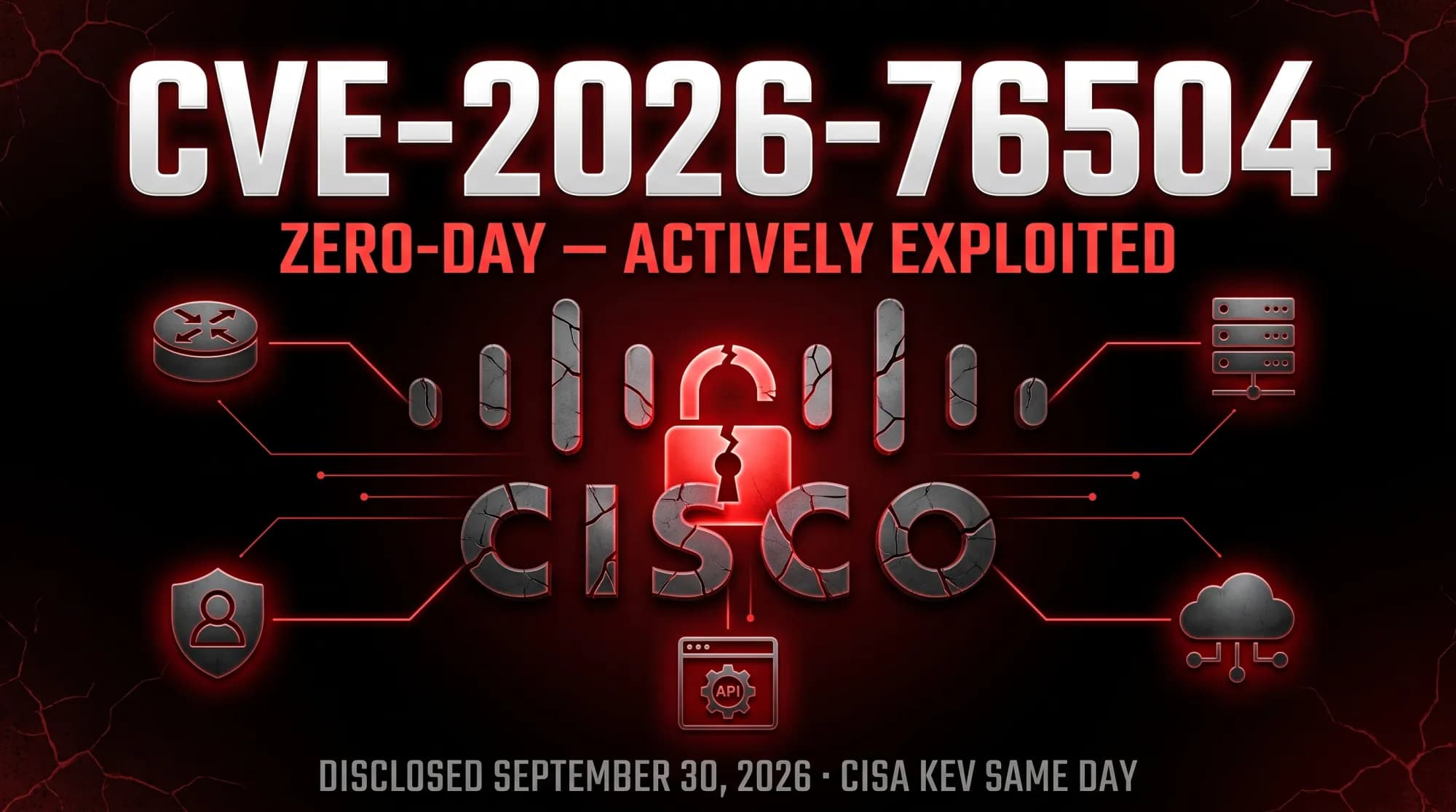 CVE-2026-76504: Cisco's SD-WAN Manager Zero-Day Was Found During a Routine Support Case