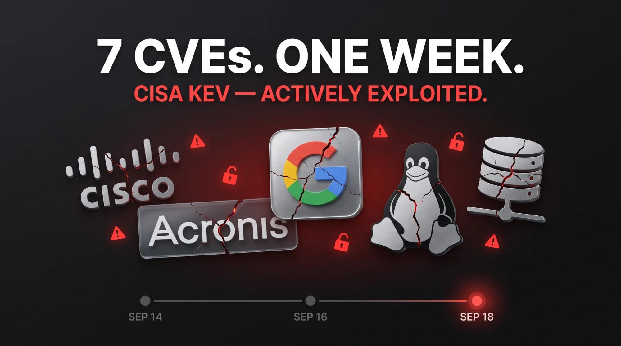 Exploited CVEs Last Week: September 14-21, 2026