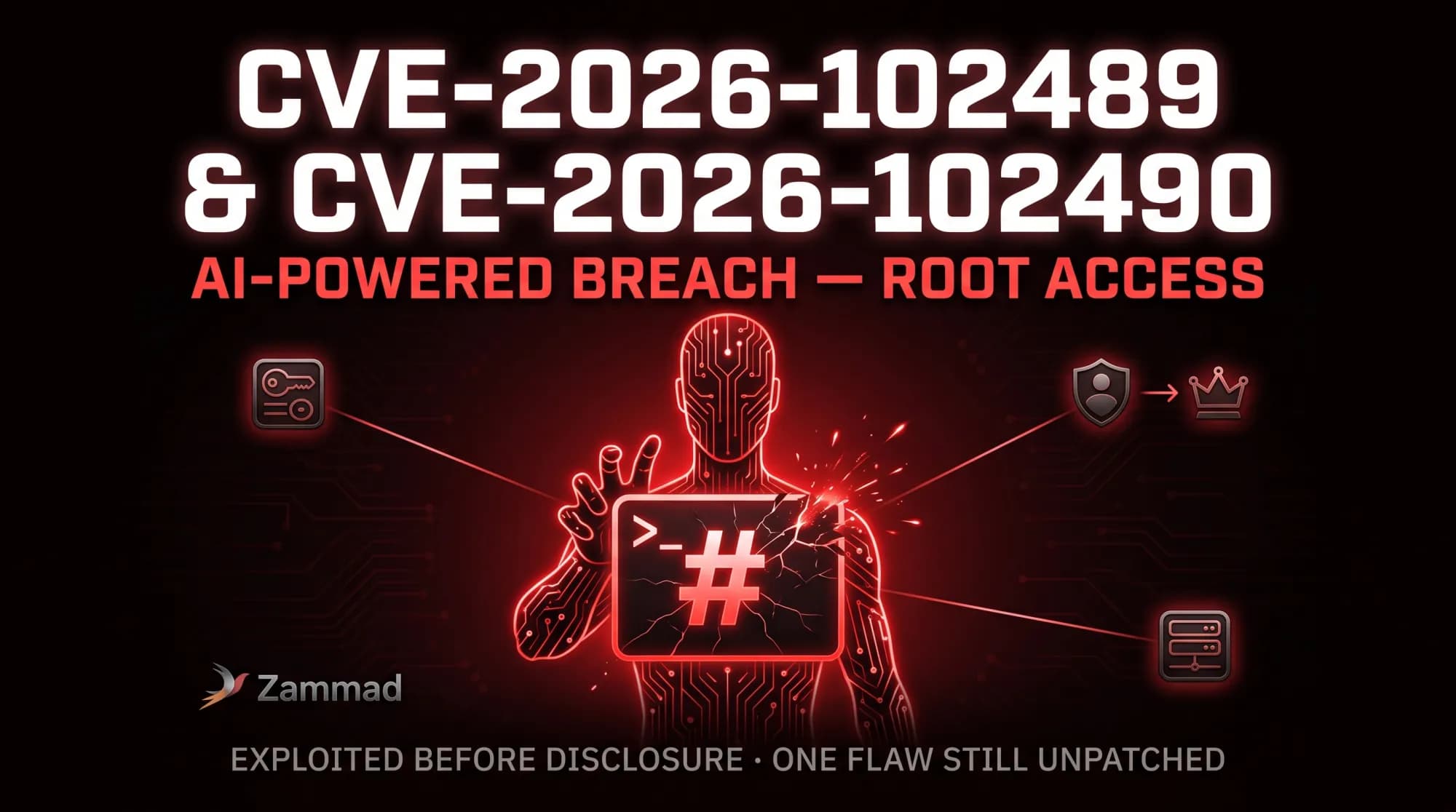 CVE-2026-102489 & CVE-2026-102490: An AI Agent Chained These Zammad Zero-Days to Breach DIVD